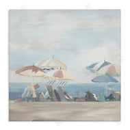 Liz Jardine | Muted Summer Beach Umbrellas