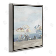 Liz Jardine | Muted Summer Beach Umbrellas