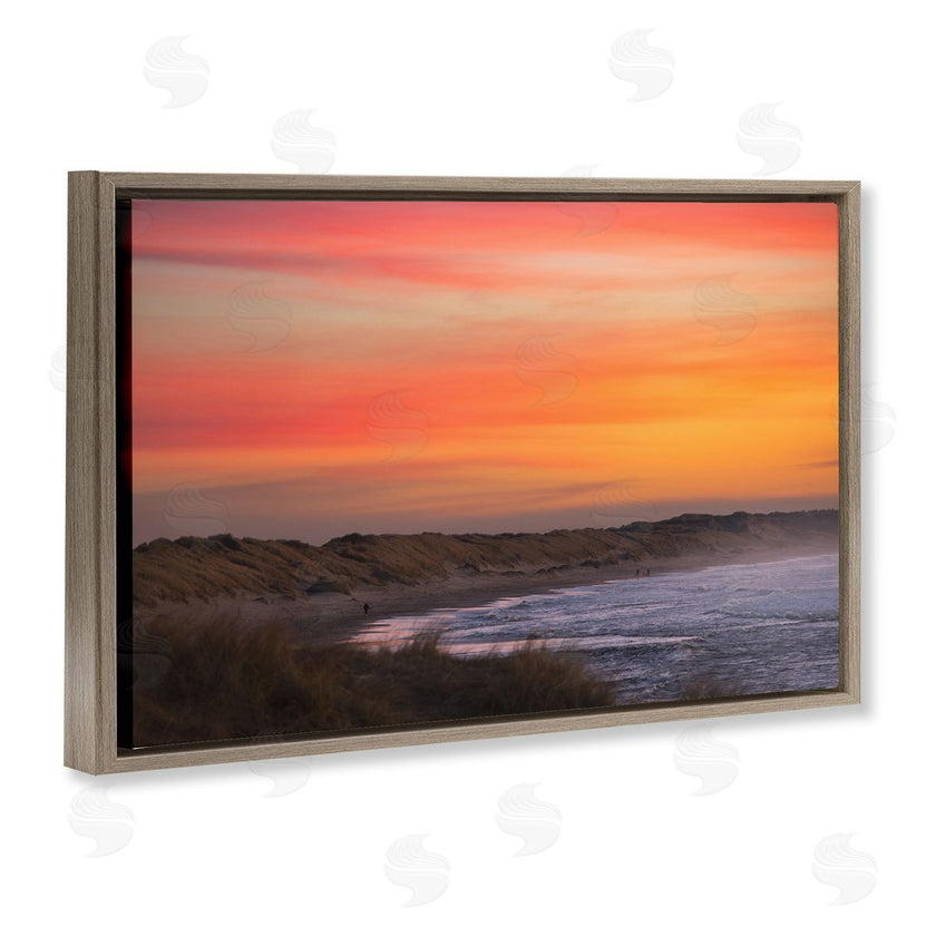 Thomas Tepstad Berge | Orange Sunset over Shoreline