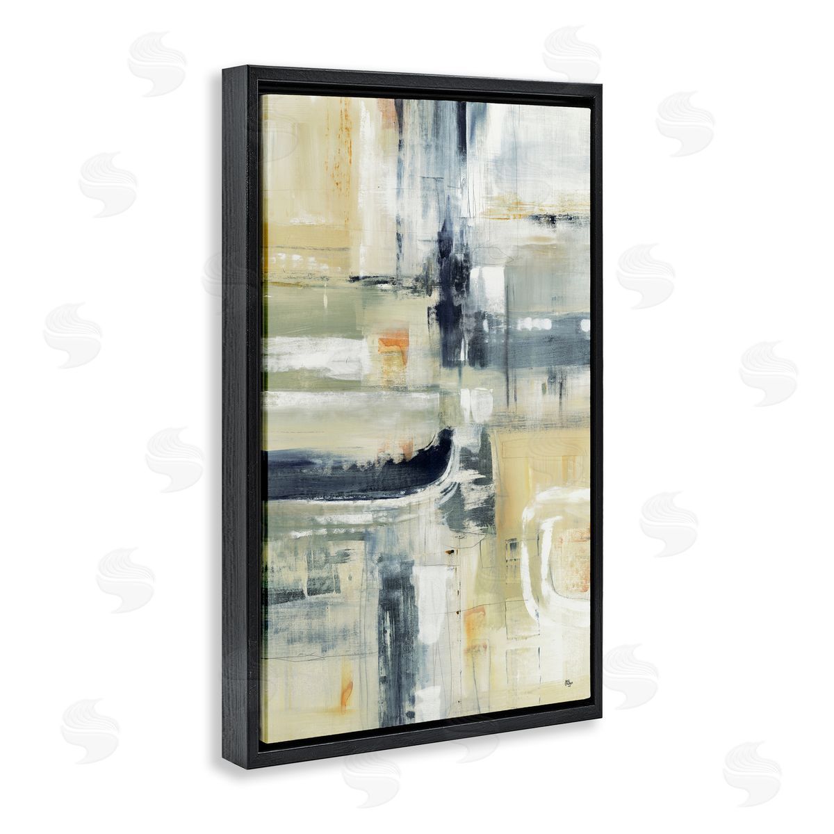 Lisa Ridgers Neutral Obscure Expression Canvas Wall Art Print