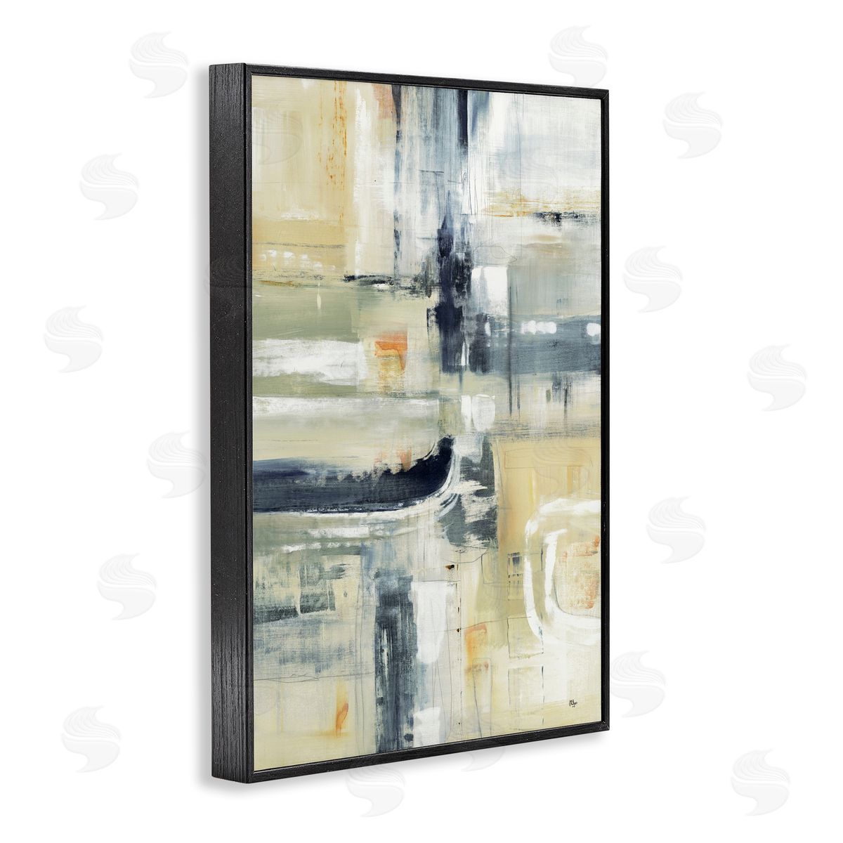 Lisa Ridgers Neutral Obscure Expression Canvas Wall Art Print