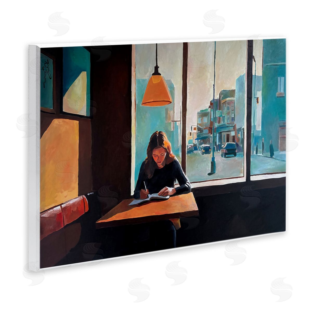 Keith Thomson Writing Is Fun Window View Canvas Wall Art Print