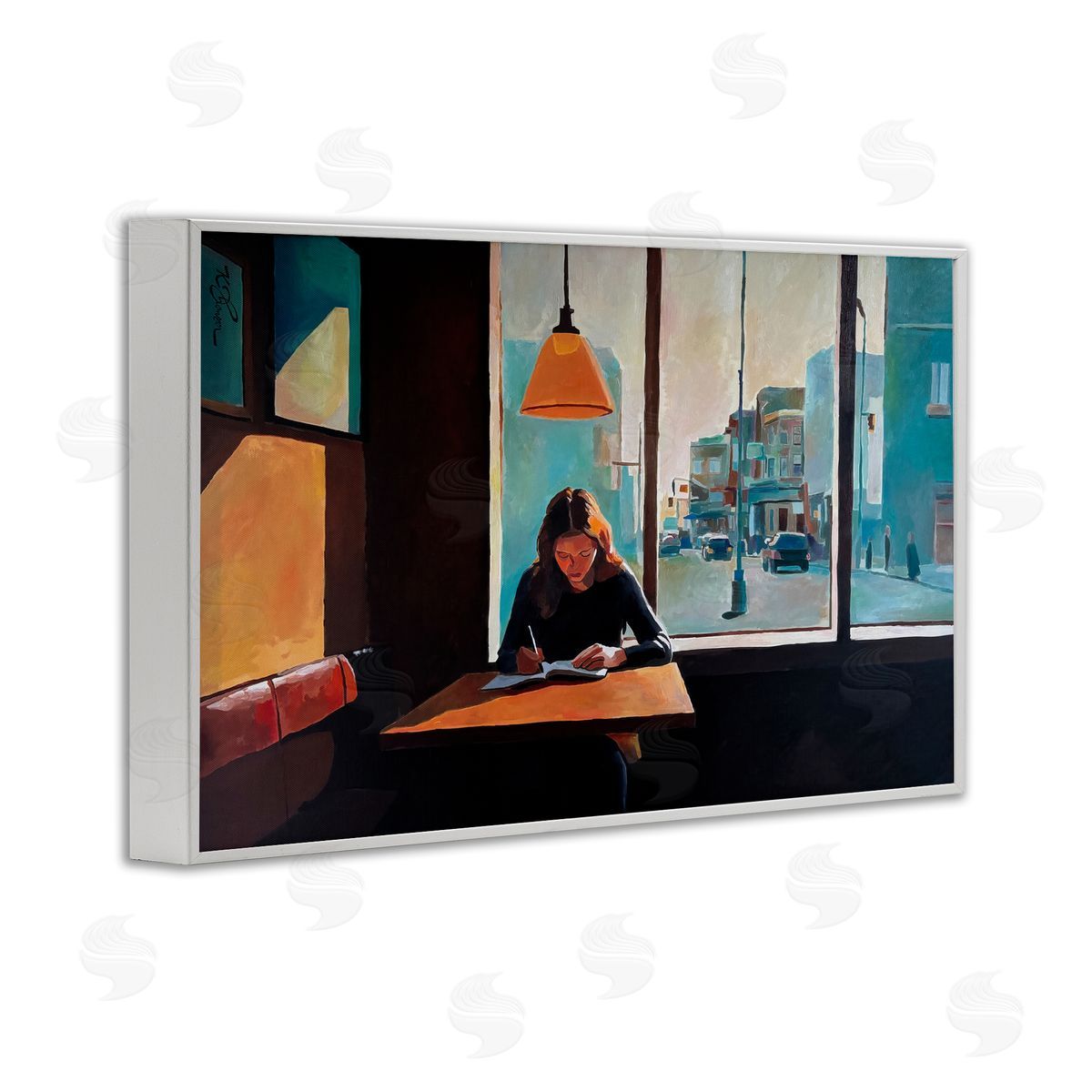 Keith Thomson Writing Is Fun Window View Canvas Wall Art Print