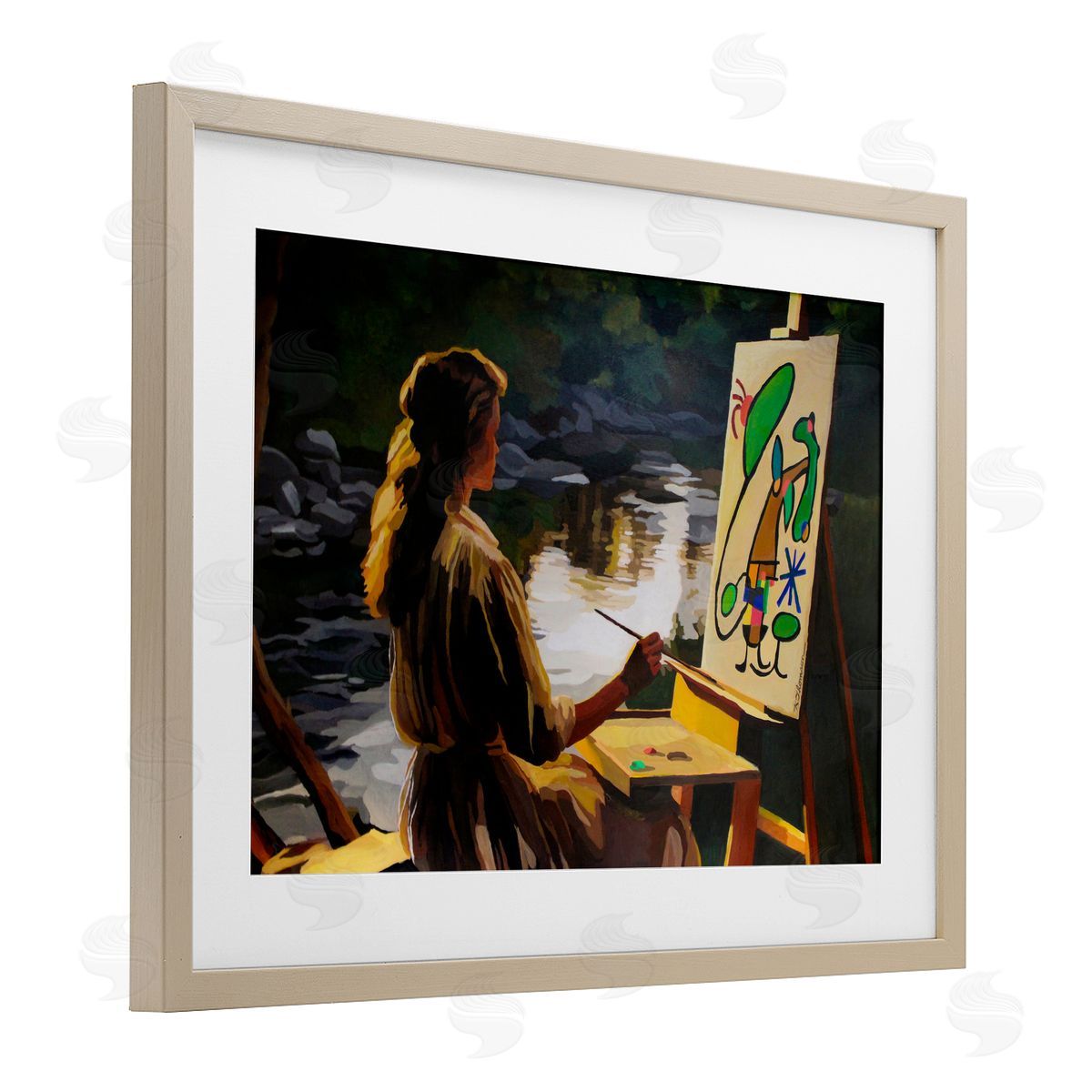 Keith Thomson Abstract Landscape Painter's Easel Canvas Wall Art Print
