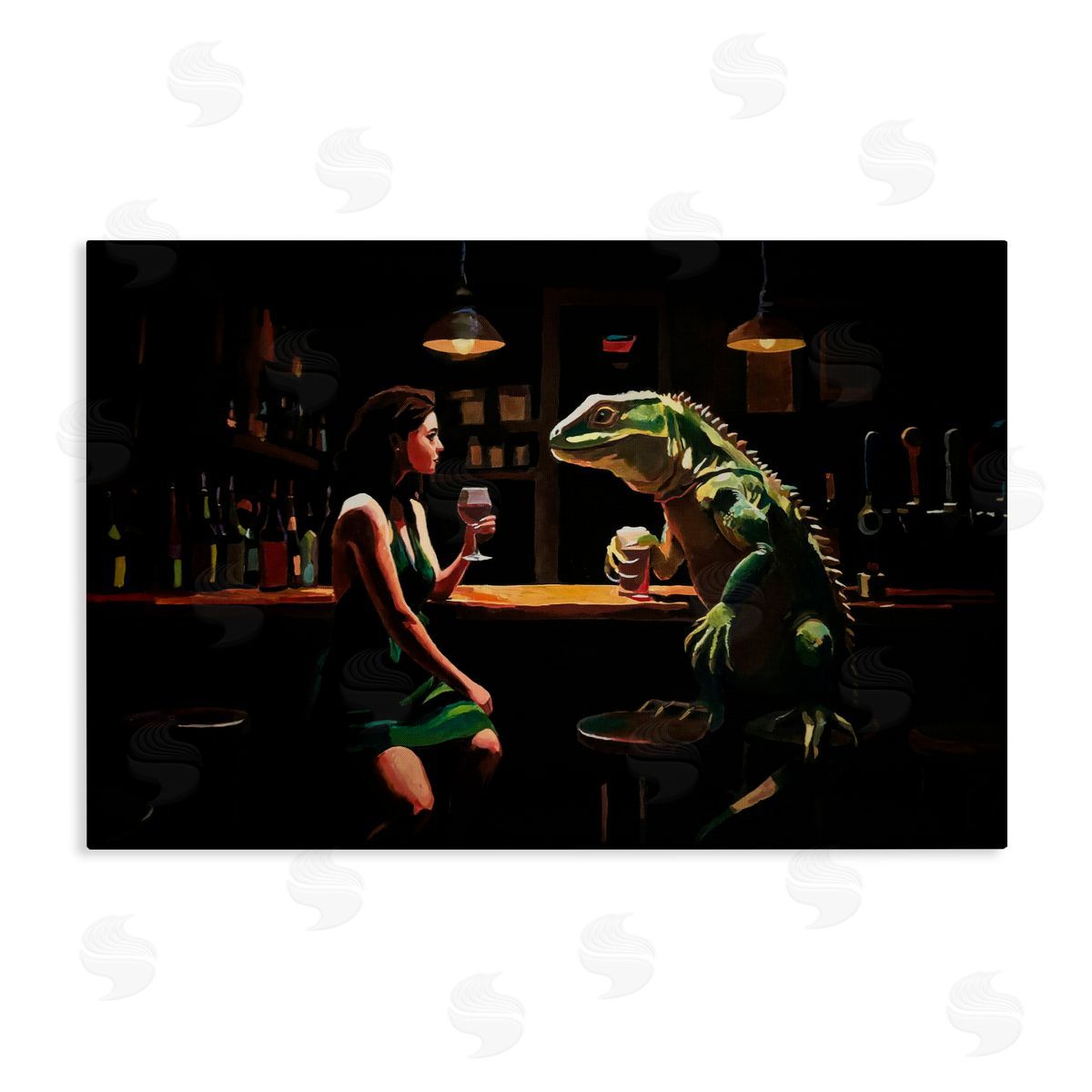 Keith Thomson Cuter Online Funny Date Canvas Wall Art Print