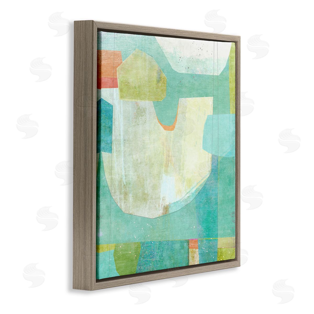 Suzanne Nicoll Aqua Pool Abstraction Canvas Wall Art Print