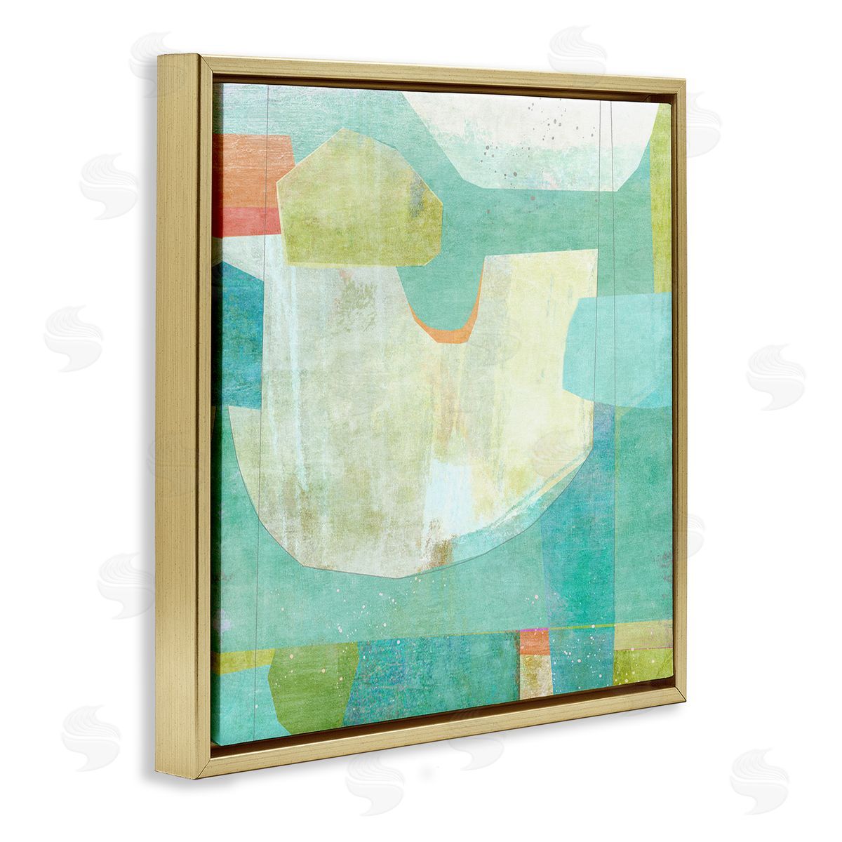 Suzanne Nicoll Aqua Pool Abstraction Canvas Wall Art Print
