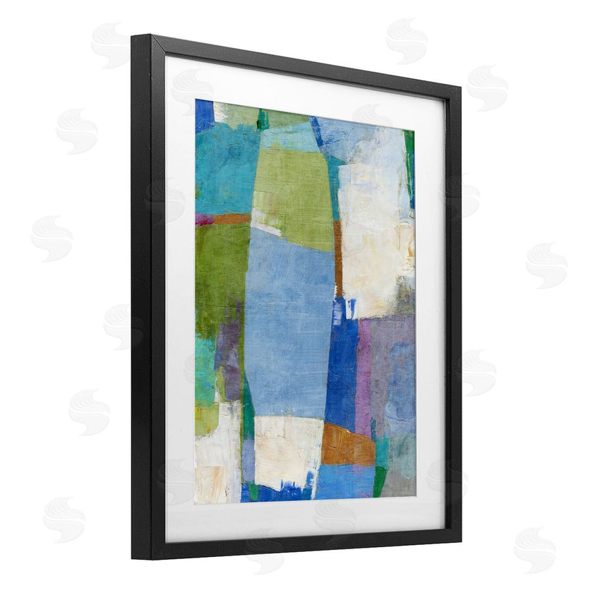 Suzanne Nicoll | Blue Road Brushed Abstract