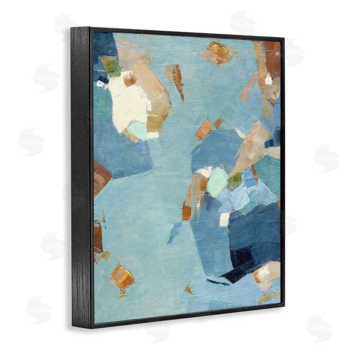 Suzanne Nicoll Blue Moon Organic Abstraction Canvas Wall Art Print