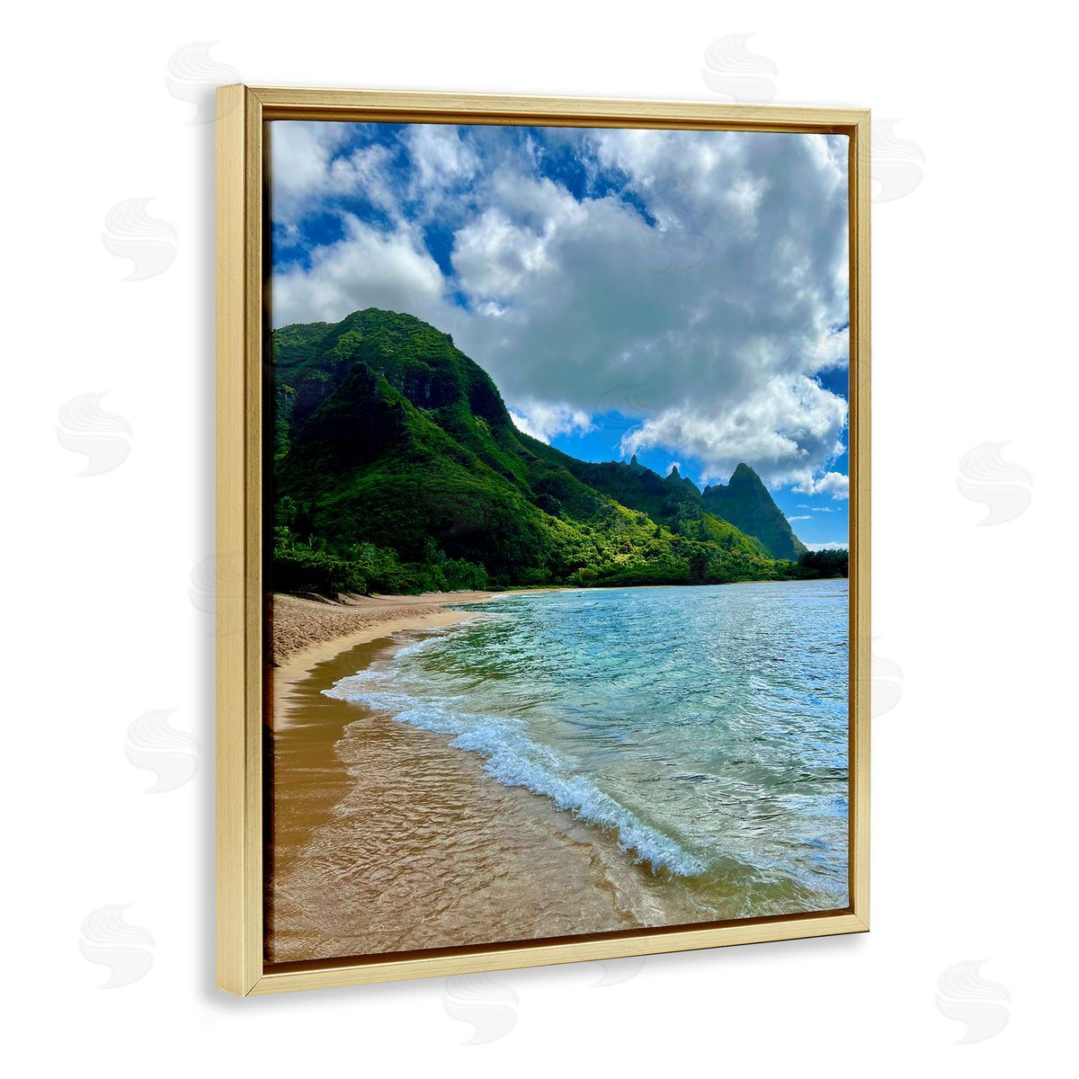 Nicole Dell Tunnels Beach Landscape Canvas Wall Art Print