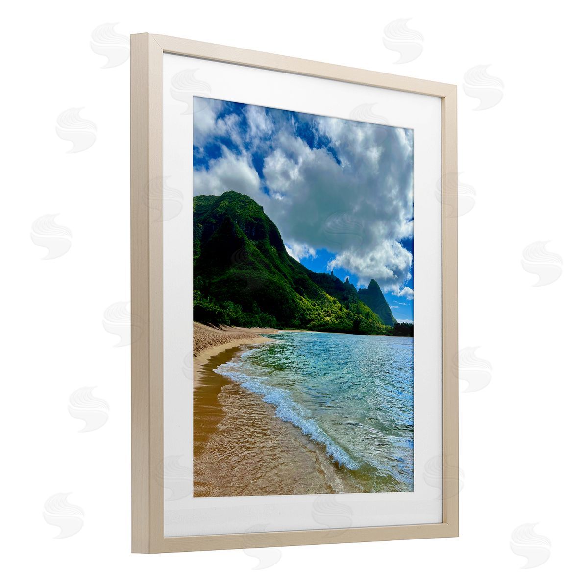 Nicole Dell Tunnels Beach Landscape Canvas Wall Art Print