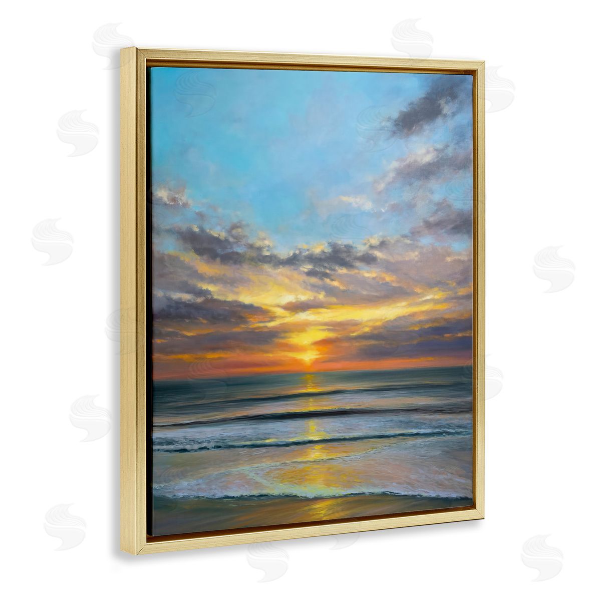 Joanne Parent Balanced Serene Sunrise Canvas Wall Art Print