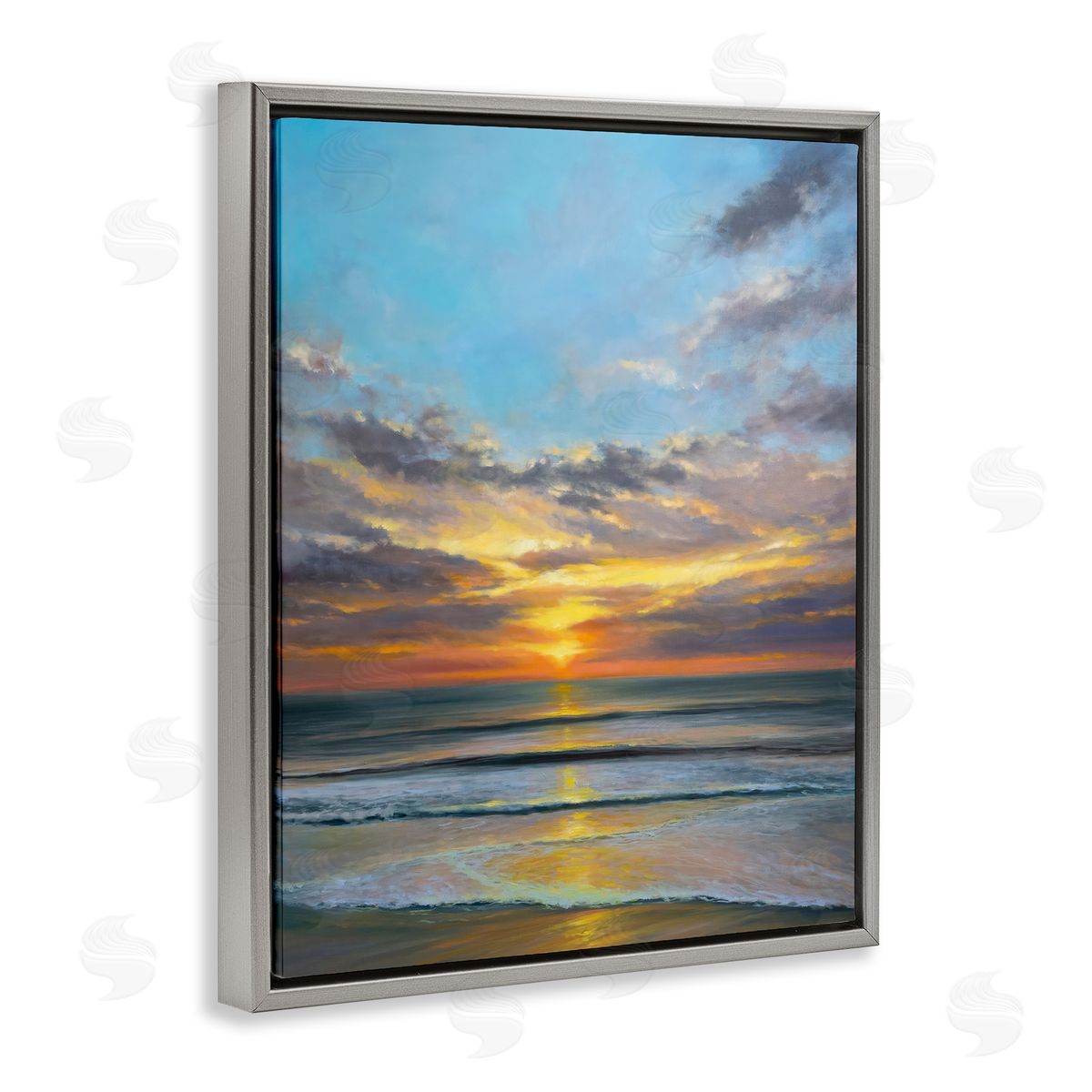 Joanne Parent Balanced Serene Sunrise Canvas Wall Art Print