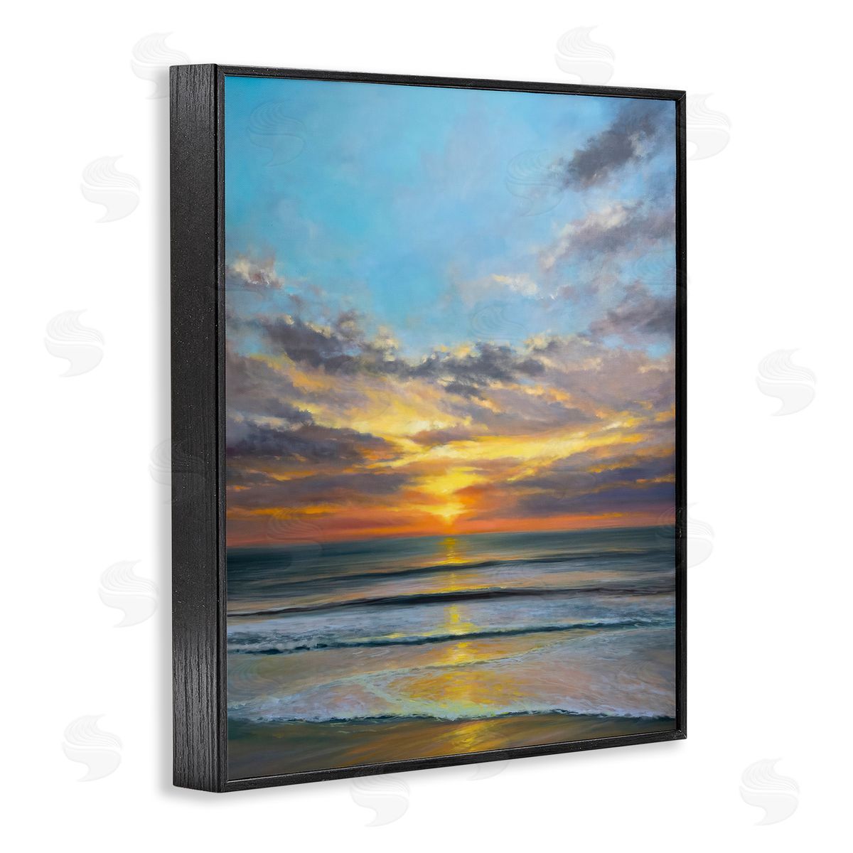 Joanne Parent Balanced Serene Sunrise Canvas Wall Art Print