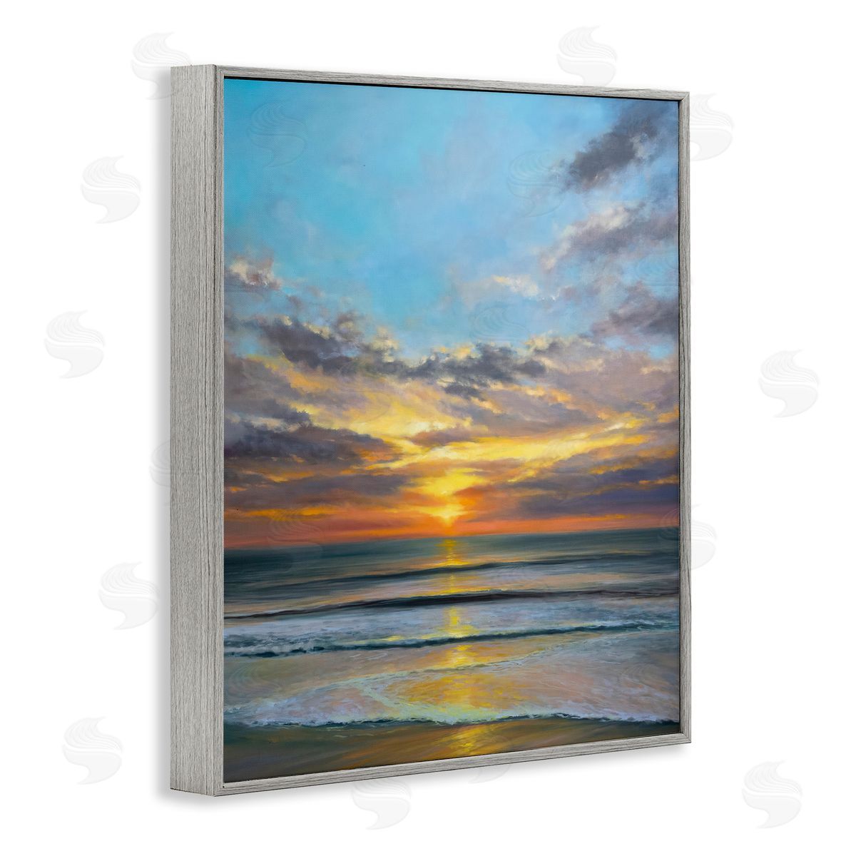 Joanne Parent Balanced Serene Sunrise Canvas Wall Art Print