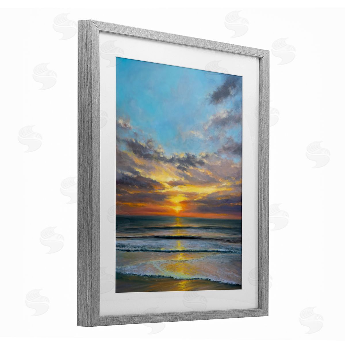 Joanne Parent Balanced Serene Sunrise Canvas Wall Art Print
