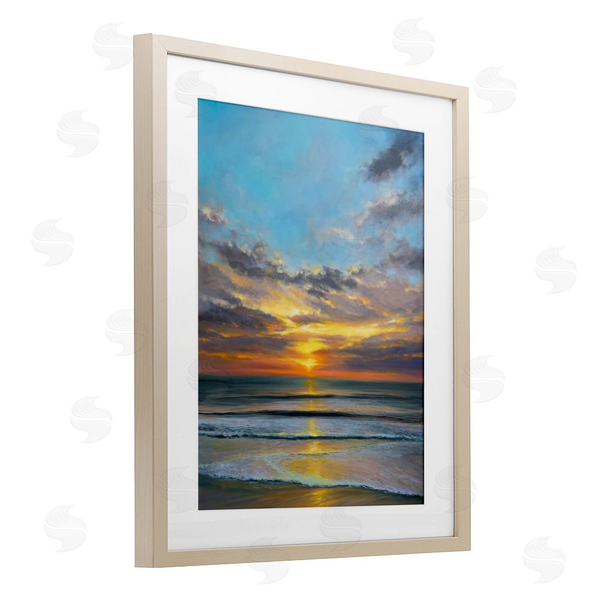 Joanne Parent Balanced Serene Sunrise Canvas Wall Art Print