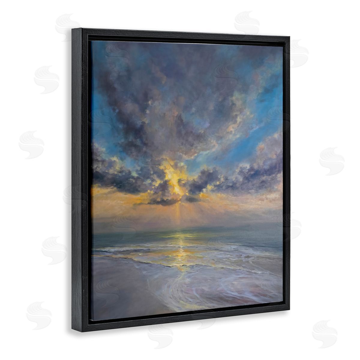 Joanne Parent Serenity Atmospheric Shoreline Canvas Wall Art Print