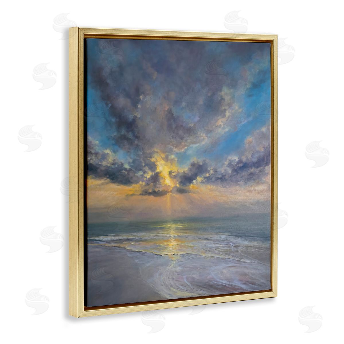 Joanne Parent Serenity Atmospheric Shoreline Canvas Wall Art Print