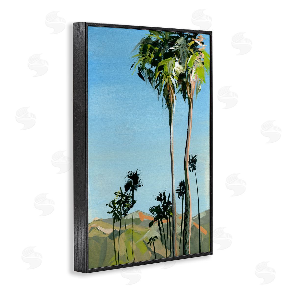 Brook Page Scenic Tall LA Palms Canvas Wall Art Print