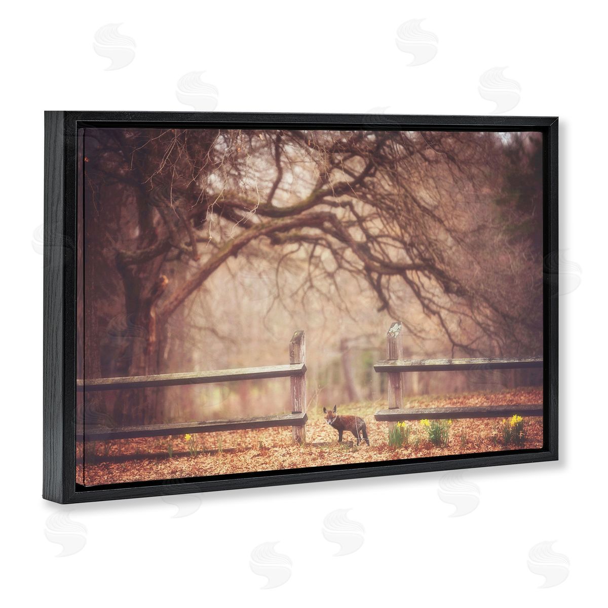 Carrie Ann Grippo-Pike Sly Guy Fox in Forest Canvas Wall Art Print