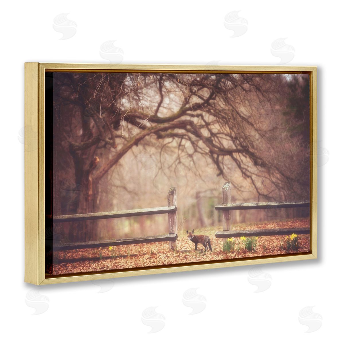Carrie Ann Grippo-Pike Sly Guy Fox in Forest Canvas Wall Art Print