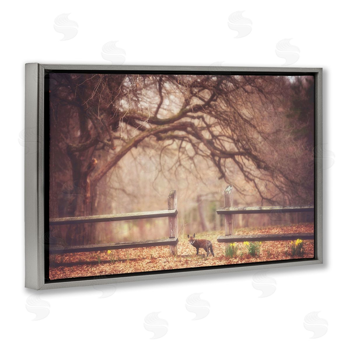 Carrie Ann Grippo-Pike Sly Guy Fox in Forest Canvas Wall Art Print