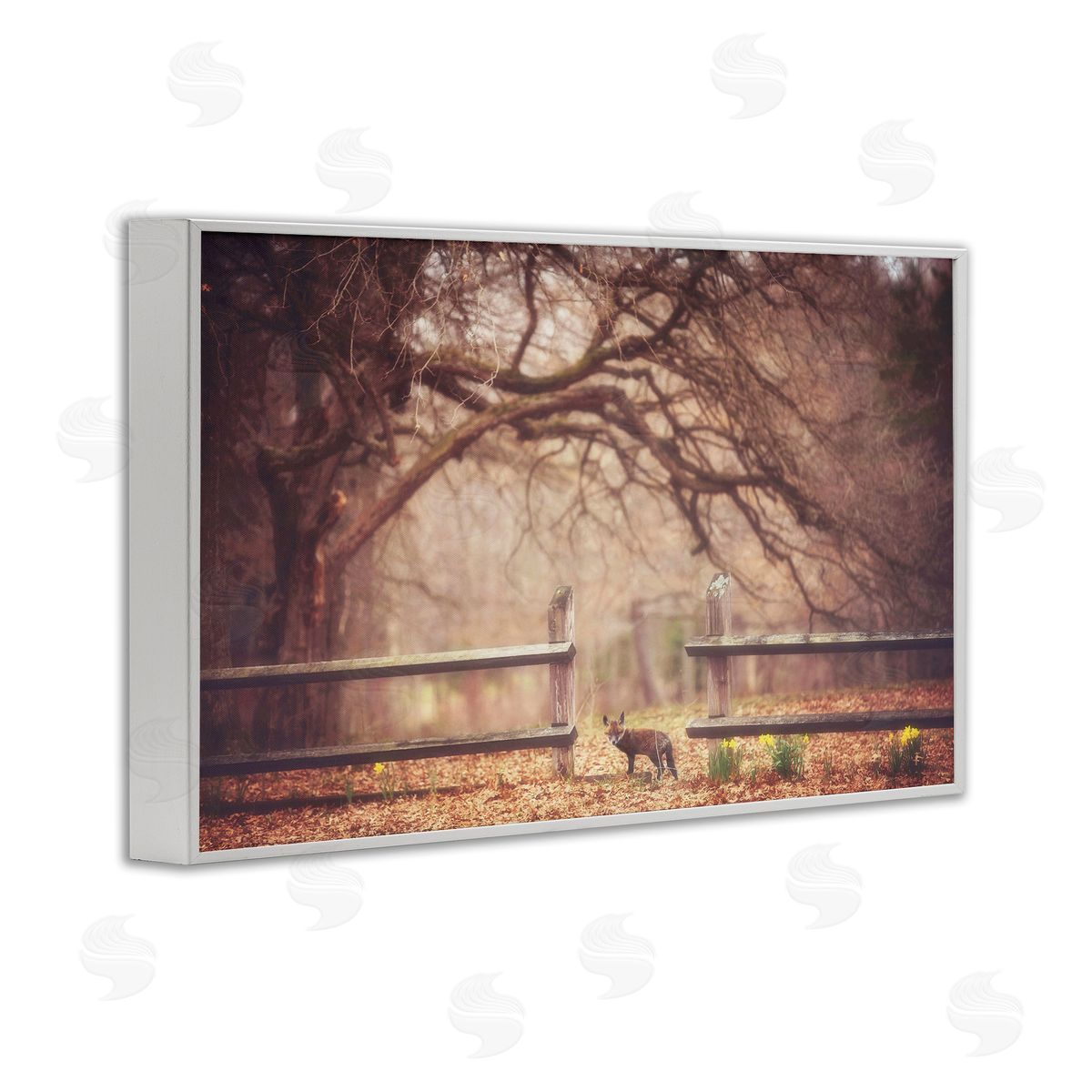 Carrie Ann Grippo-Pike Sly Guy Fox in Forest Canvas Wall Art Print
