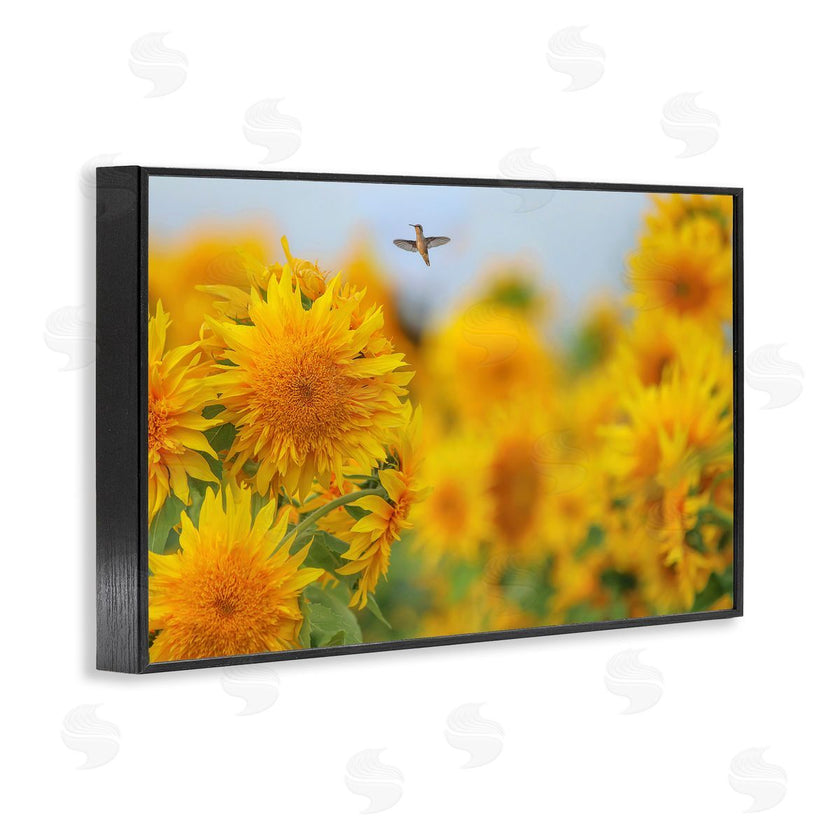 Carrie Ann Grippo-Pike | Happy Hummingbird & Sunflowers