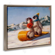 Lucia Heffernan | Toboggan Sleigh Ride Penguins