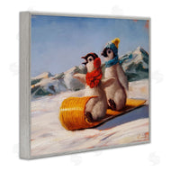 Lucia Heffernan | Toboggan Sleigh Ride Penguins
