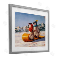 Lucia Heffernan | Toboggan Sleigh Ride Penguins