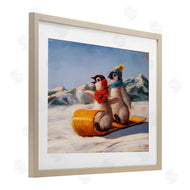 Lucia Heffernan | Toboggan Sleigh Ride Penguins