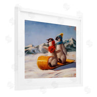 Lucia Heffernan | Toboggan Sleigh Ride Penguins