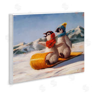 Lucia Heffernan | Toboggan Sleigh Ride Penguins