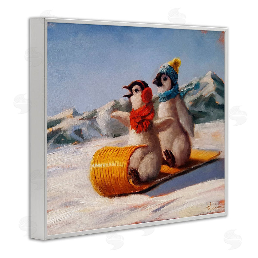 Lucia Heffernan | Toboggan Sleigh Ride Penguins