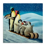 Lucia Heffernan | Sleigh Ride Snowy Penguins