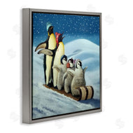 Lucia Heffernan | Sleigh Ride Snowy Penguins