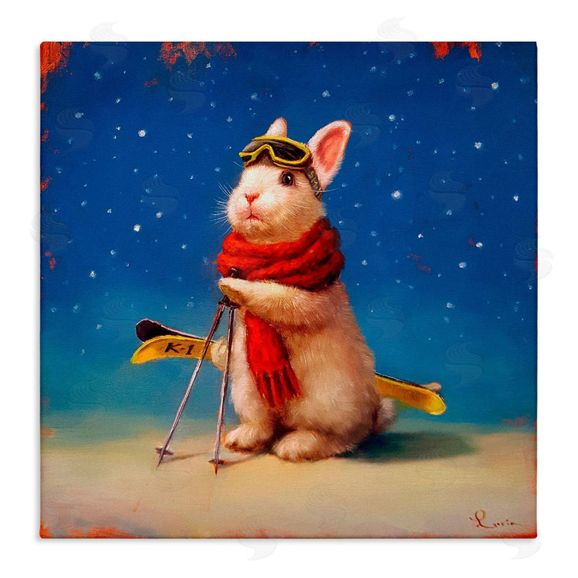 Lucia Heffernan | First Snow Bunny & Skis