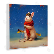 Lucia Heffernan | First Snow Bunny & Skis