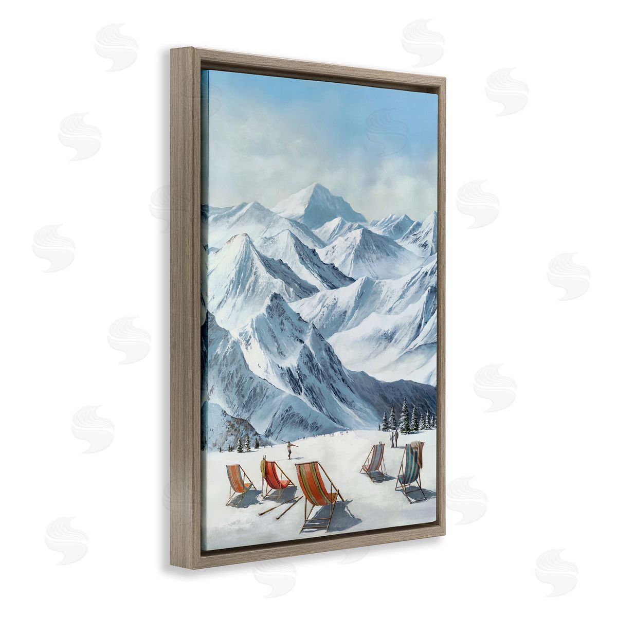 Max Maxx Lounging At The Lifts Canvas Wall Art Print