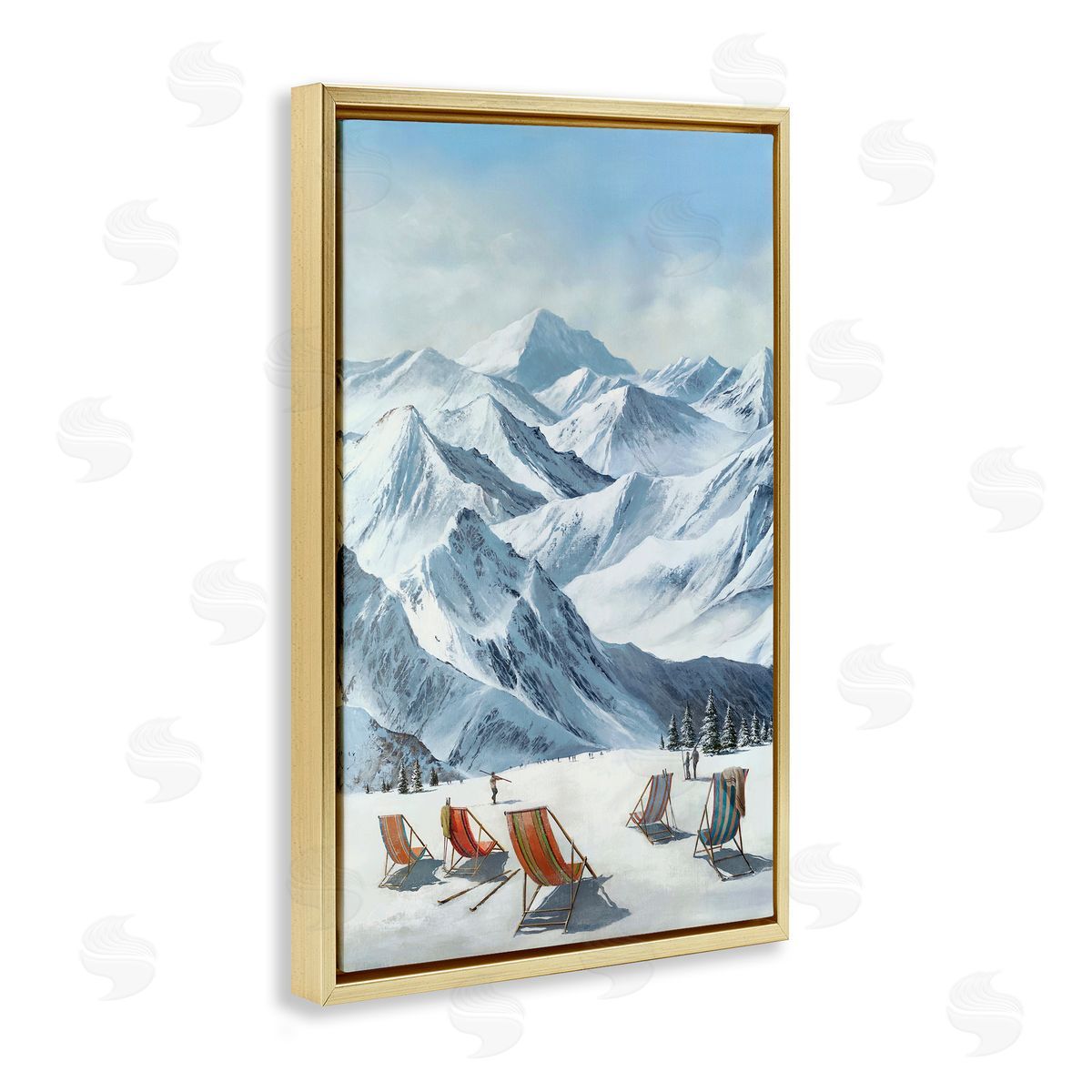 Max Maxx Lounging At The Lifts Canvas Wall Art Print