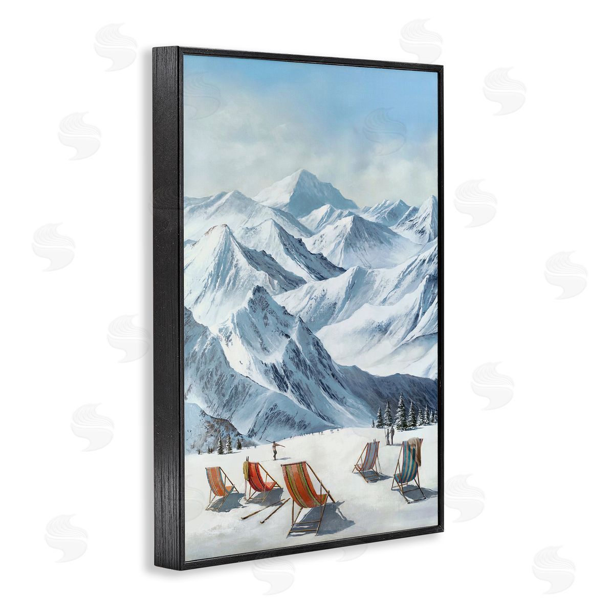 Max Maxx Lounging At The Lifts Canvas Wall Art Print