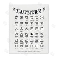 Lettered and Lined | Vintage Style Laundry Symbols