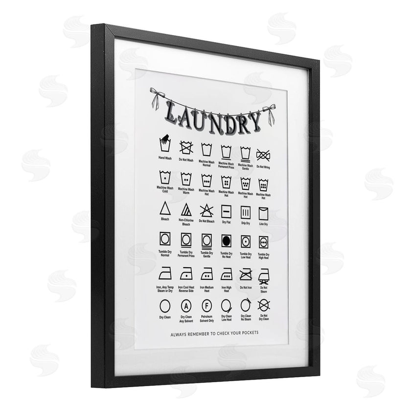 Lettered and Lined | Vintage Style Laundry Symbols