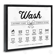 Lettered and Lined | Wash Laundry Care Bow Accent