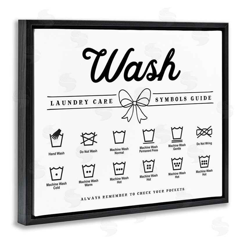 Lettered and Lined | Wash Laundry Care Bow Accent