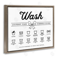 Lettered and Lined | Wash Laundry Care Bow Accent