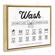 Lettered and Lined | Wash Laundry Care Bow Accent