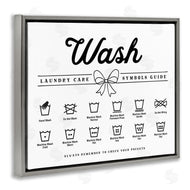 Lettered and Lined | Wash Laundry Care Bow Accent